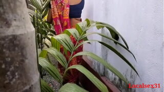 Indian Telugu Woman With Doggystyle Fucked Hard in Garden