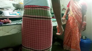 Telugu Young Couple Fucks Pussy With Oral Sex In Home Kitchen